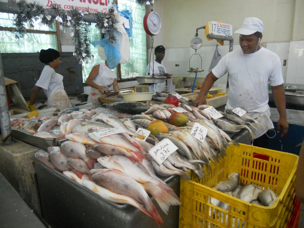 Fish market Panama Spanish Panama